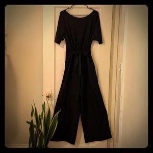 Starry flare leg jumpsuit!